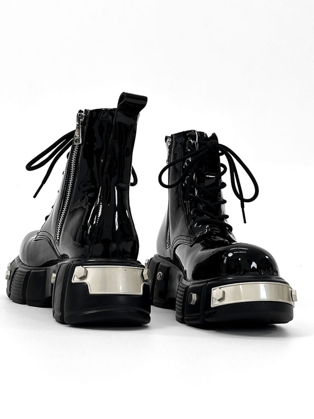 punk zipper biker boots st1957