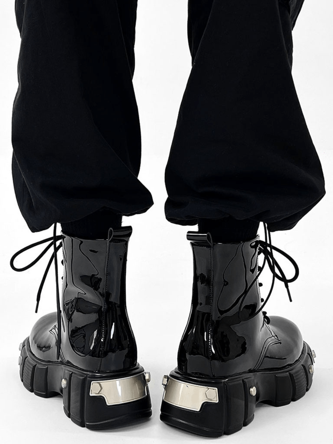 punk zipper biker boots st1957