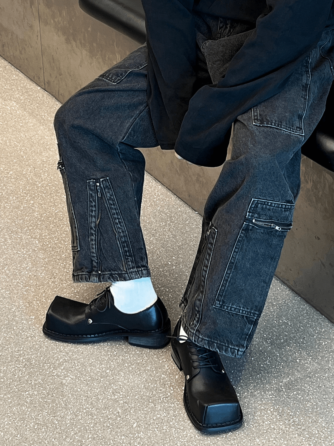 square head Derby shoes ST1885