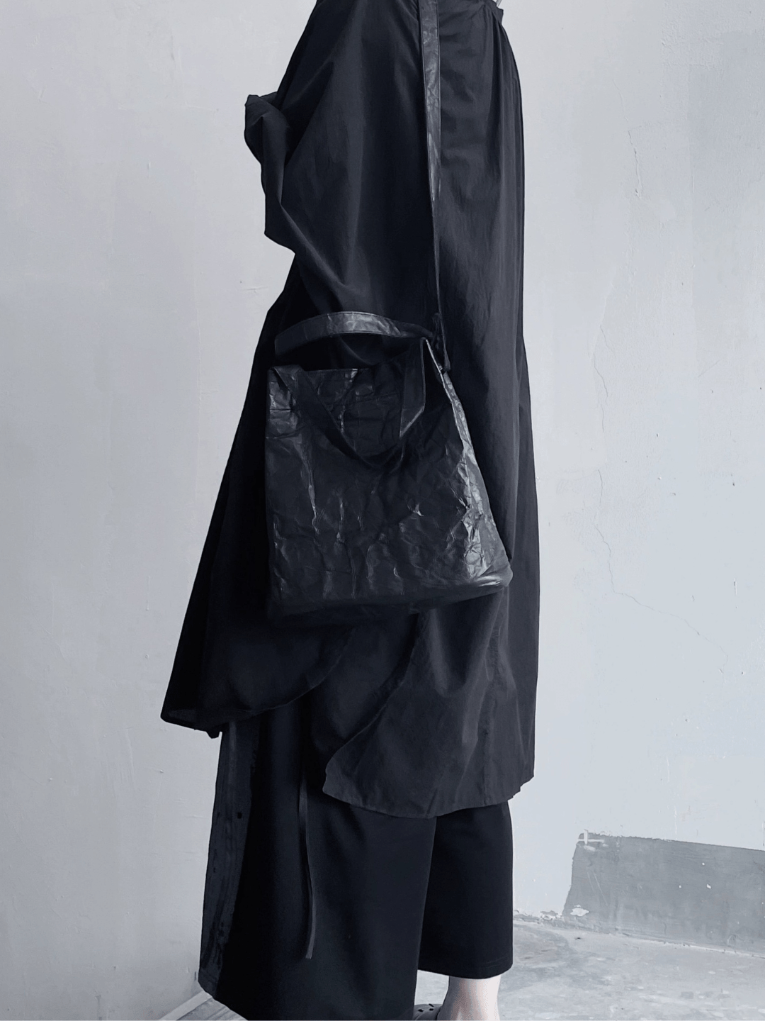 Dark Style Crumpled Bag st2239