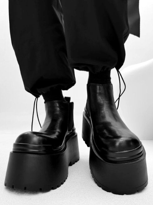 leather big head Derby shoes st2644