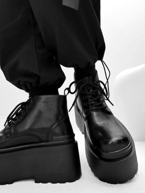 leather big head Derby shoes st2644