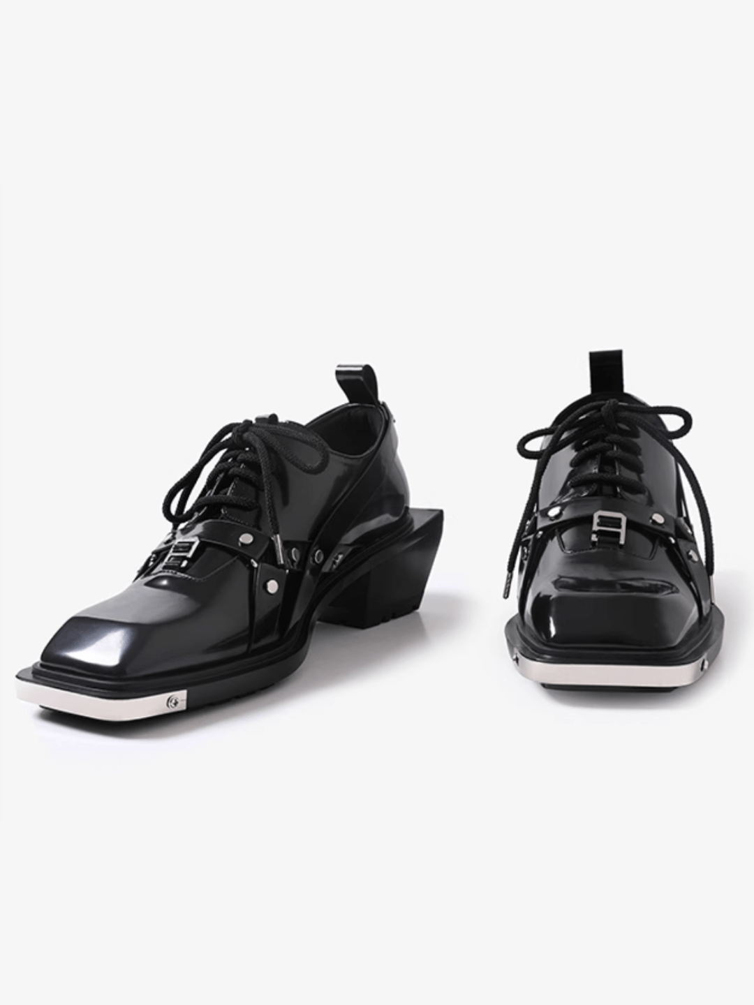 Square Toe Derby Leather Shoes st2046
