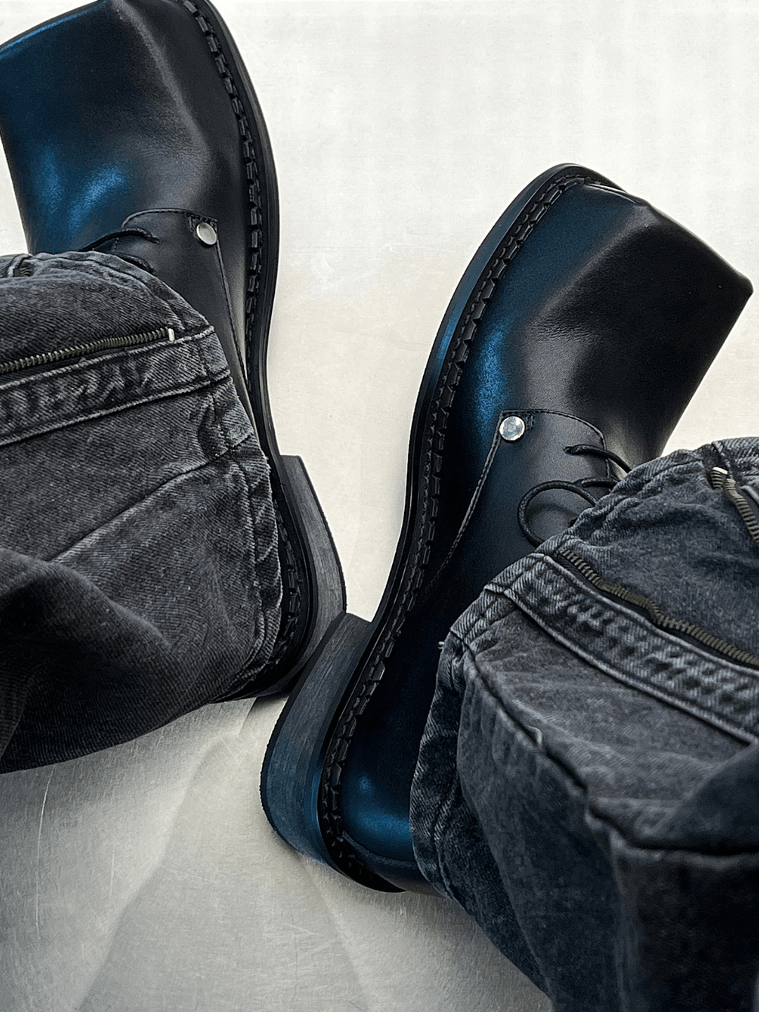 square head Derby shoes ST1885