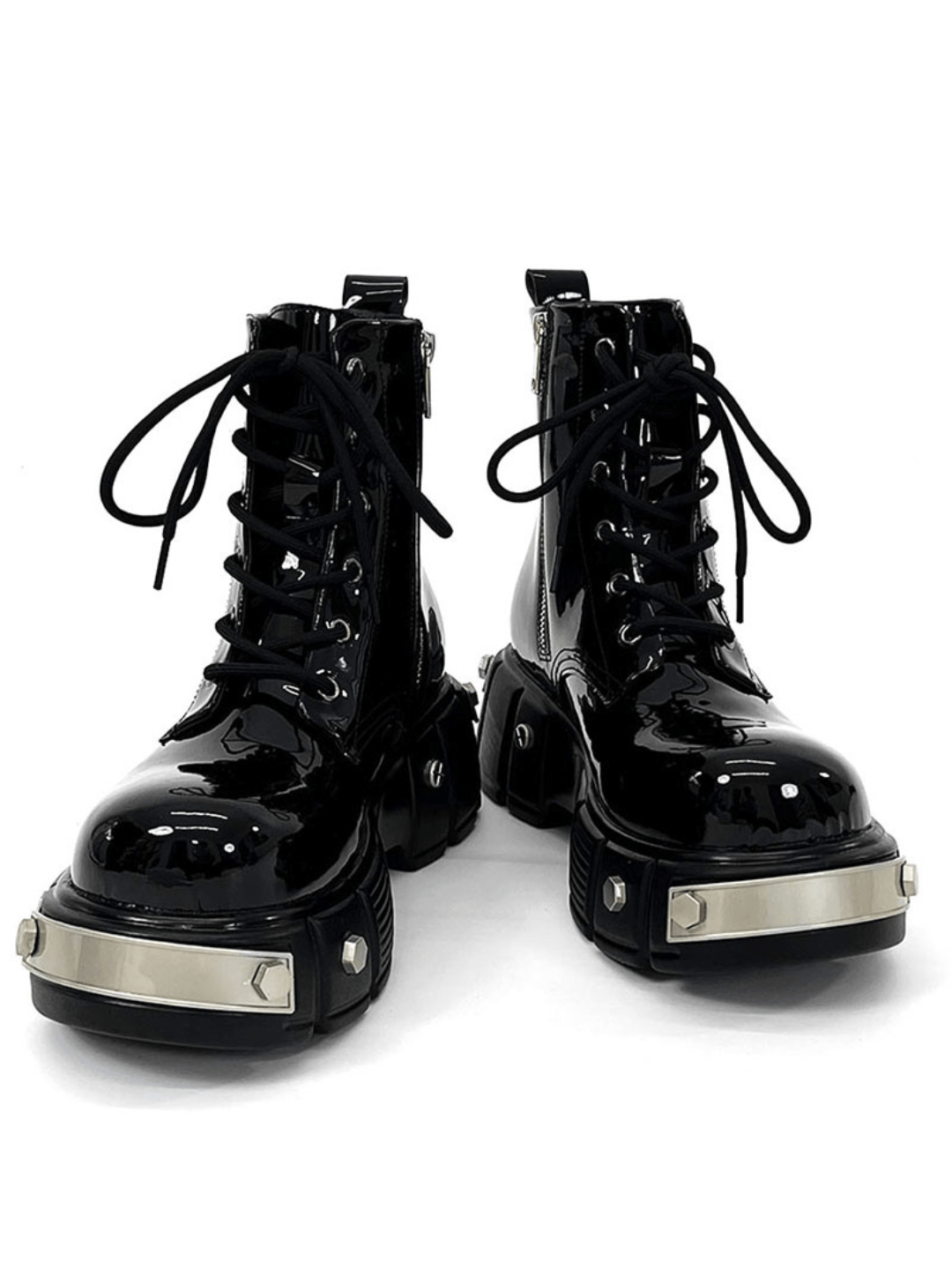 punk zipper biker boots st1957