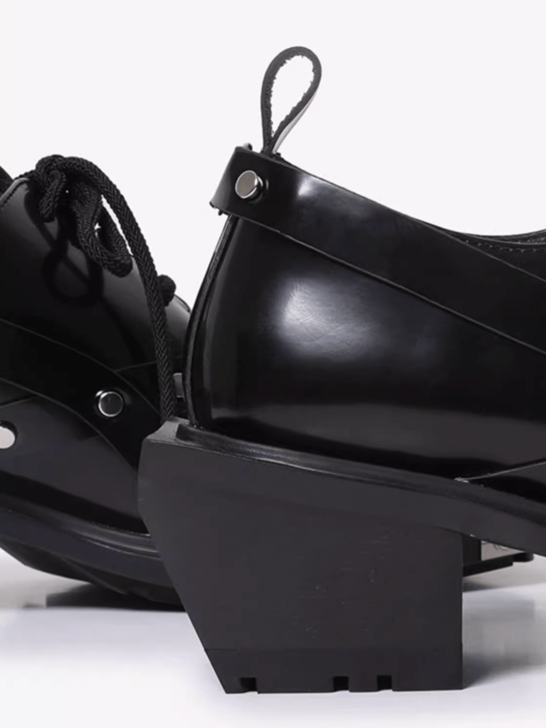 Square Toe Derby Leather Shoes st2046