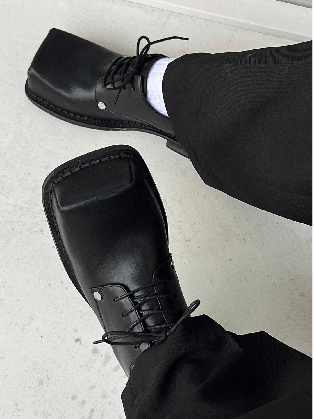 square head Derby shoes ST1885