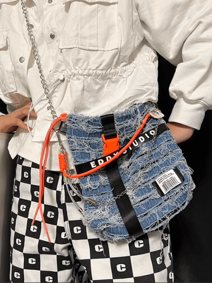 Denim Mini Mobile Phone Bag st1784