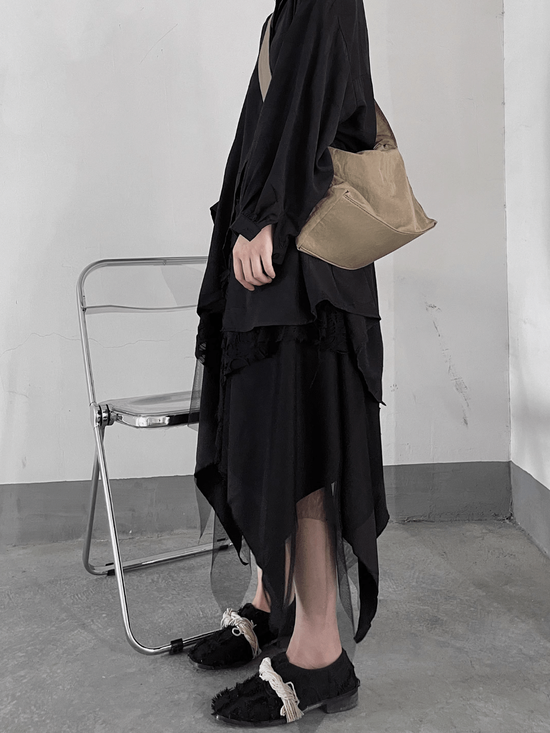 design drawstring dual-use shoulder crossbody bag st1637