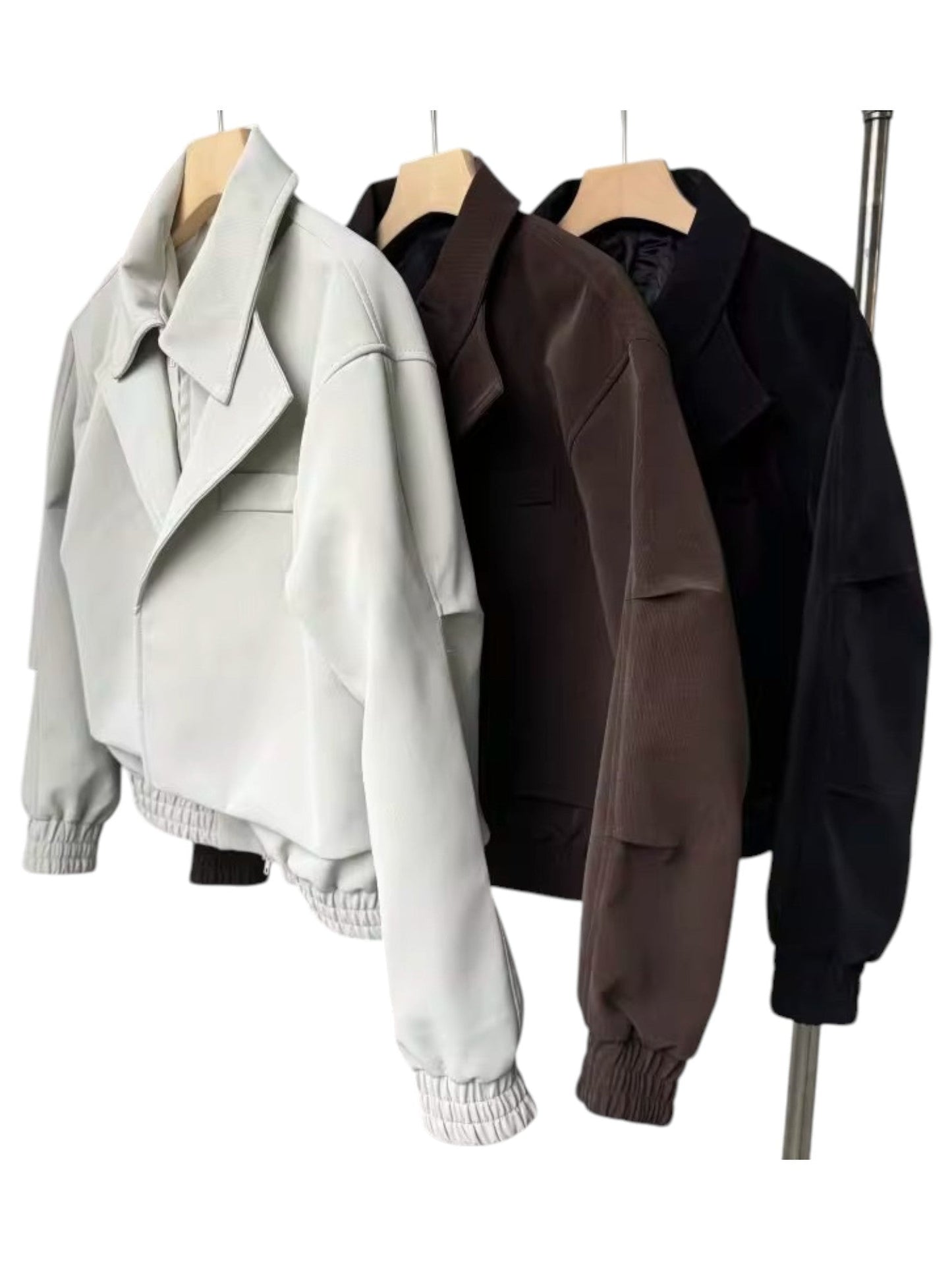 TEXTURED PANELLED PADDED JACKET st5034