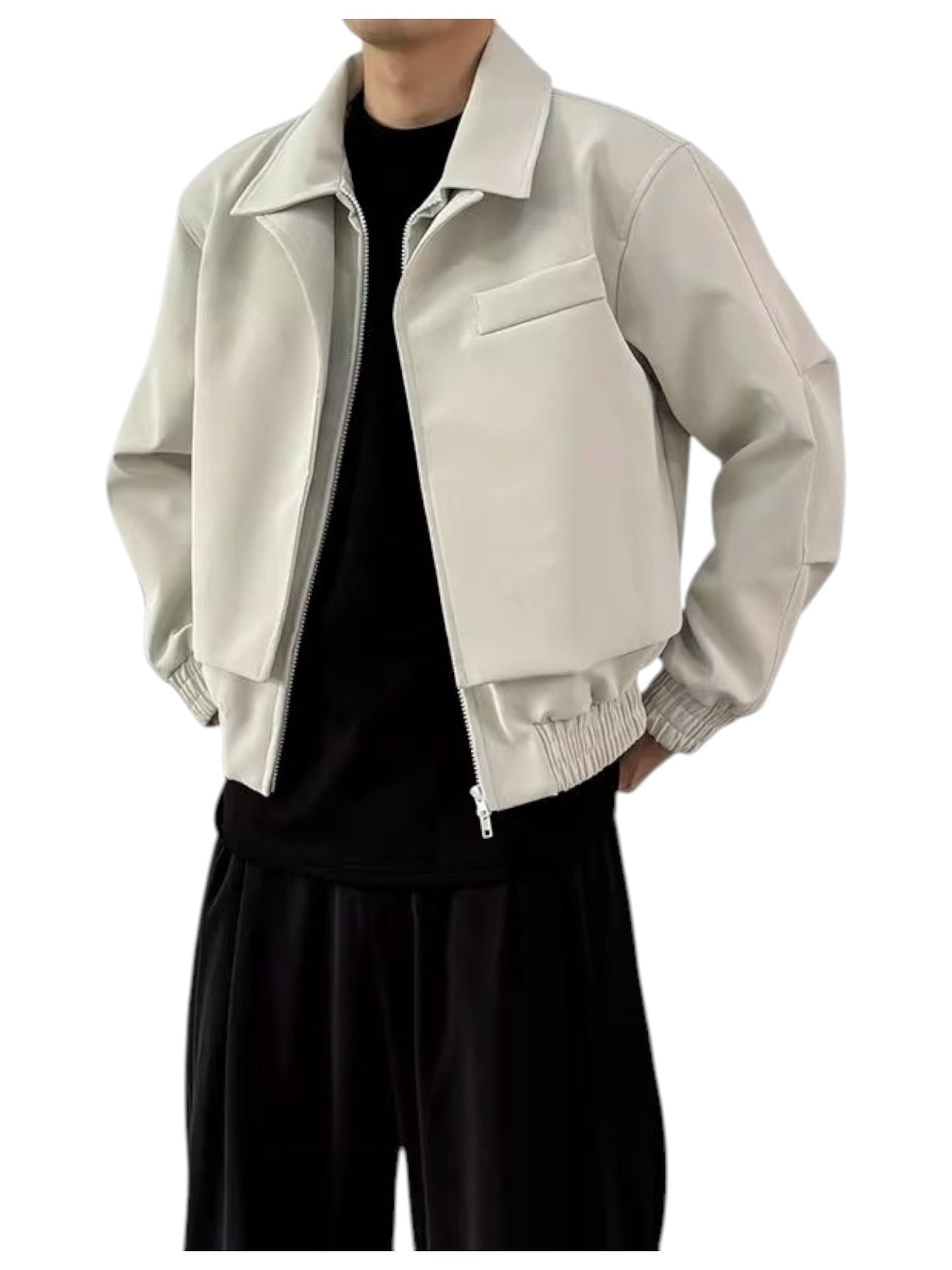 TEXTURED PANELLED PADDED JACKET st5034