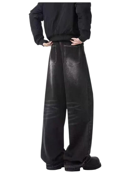 [xhhx] DIRTY FLARE-CUT JEANS st5042
