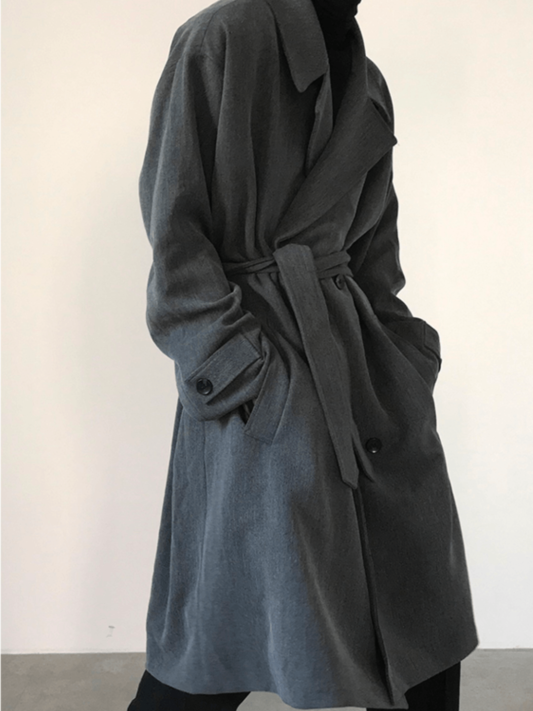 [COLN] Double Breasted Coat st1536