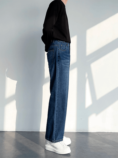 [HOHO] Loose Straight Denim Pants st1234