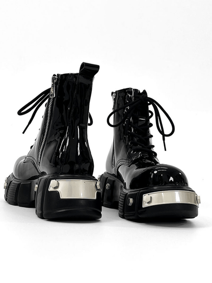 punk zipper biker boots st1957