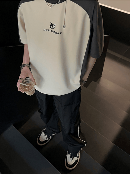 [JH HOMME] loose summer half-sleeve design t-shirt st2258