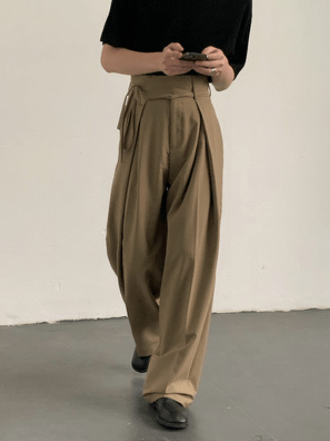 [MION] waist engineered track pants st1749