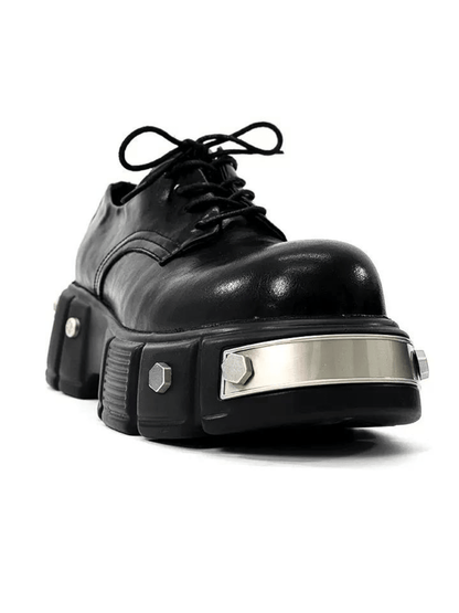 Head Round Toe Leather Shoes st1948