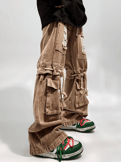 [UUCSCC] vintage straight wide leg pants st2328