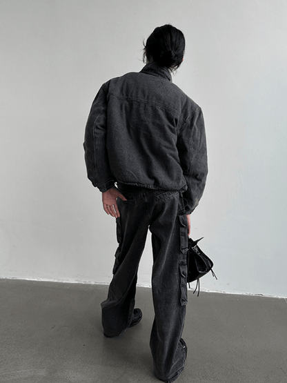 [GENESISBOY] Heavy Wash Multi-Pocket Jeans st1983