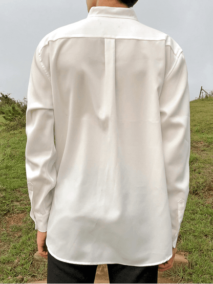 [MRCYC] Loose Silky Shirt st1221