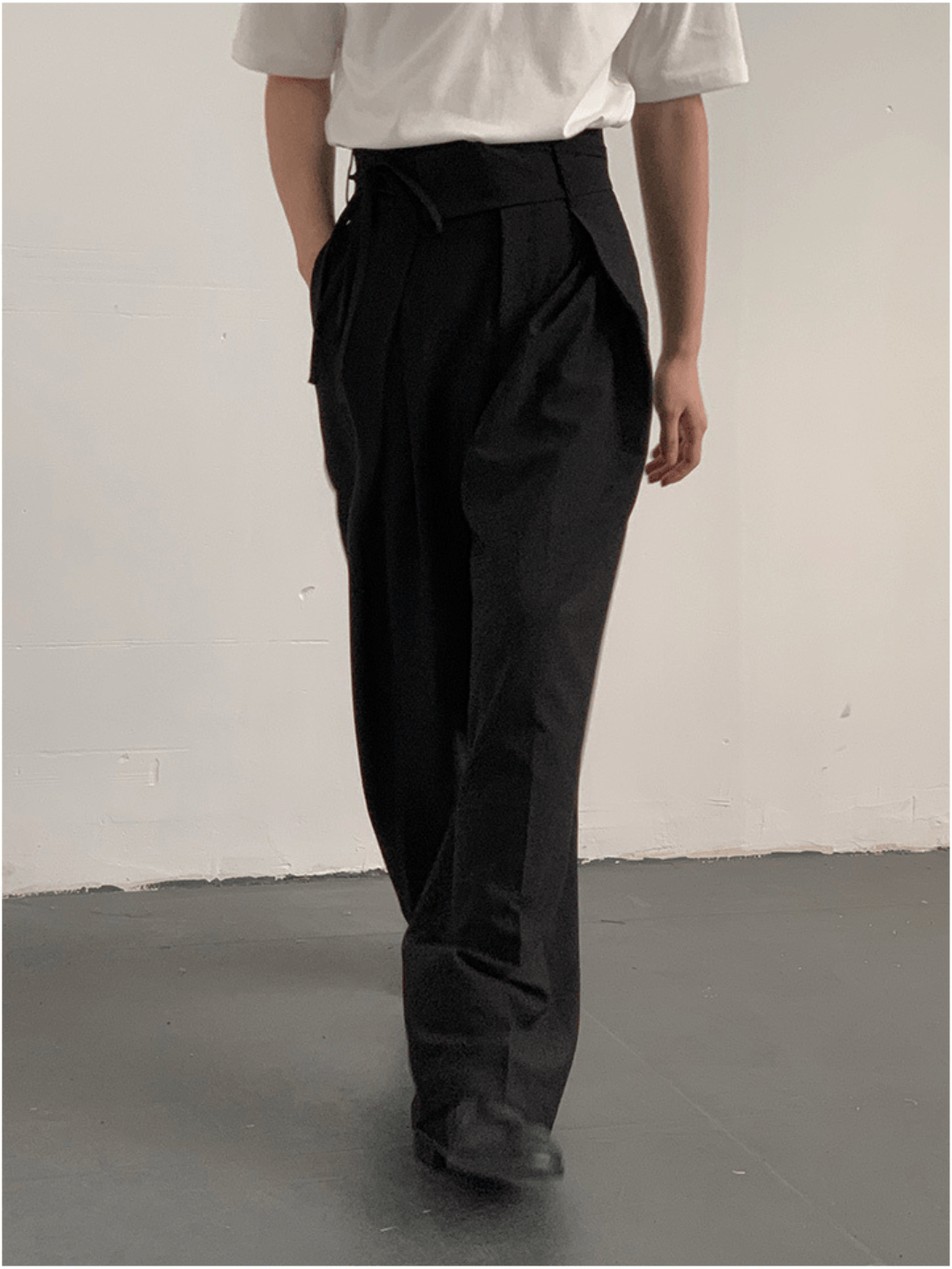 [MION] waist engineered track pants st1749