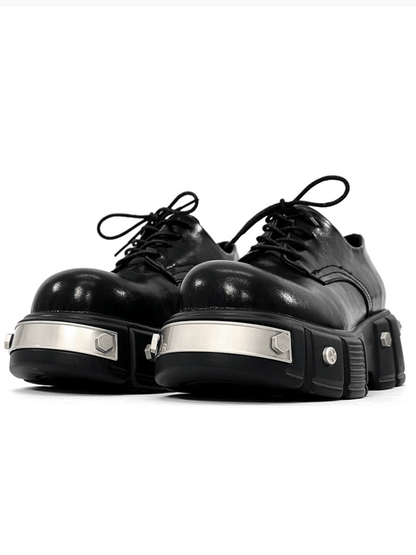 Head Round Toe Leather Shoes st1948