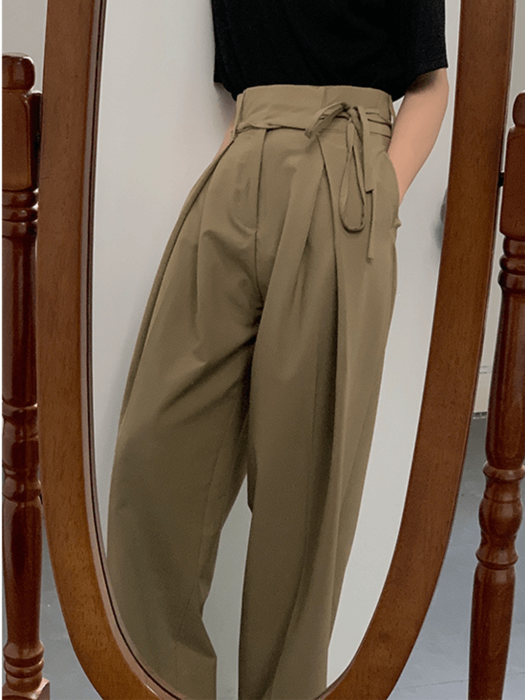 [MION] waist engineered track pants st1749