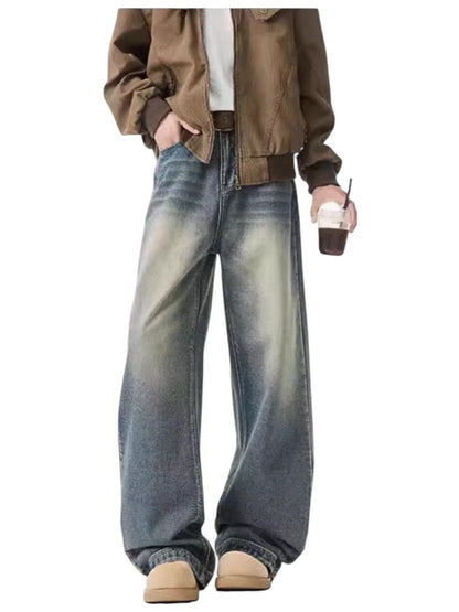[xhhx] DIRTY FLARE-CUT JEANS st5042