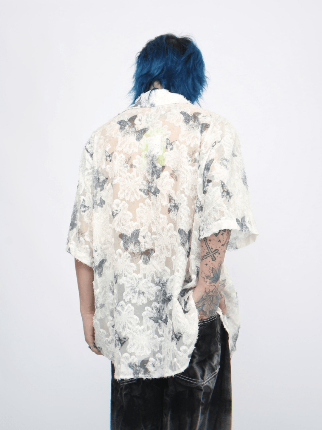 [Mz] butterfly design shirt st2265