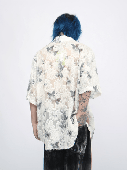 [Mz] butterfly design shirt st2265