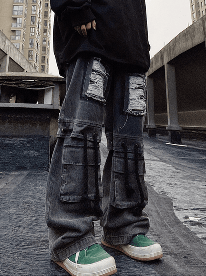 [UUCSCC] vintage straight wide leg pants st2328