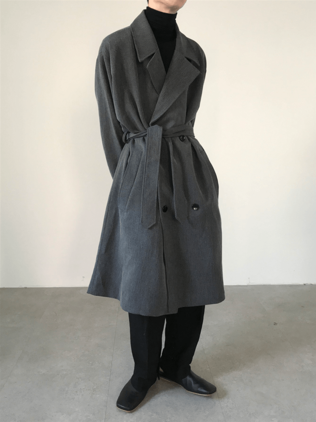 [COLN] Double Breasted Coat st1536