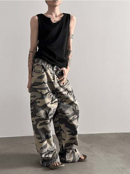 [GENESISBOY] Camouflage Pants st2218