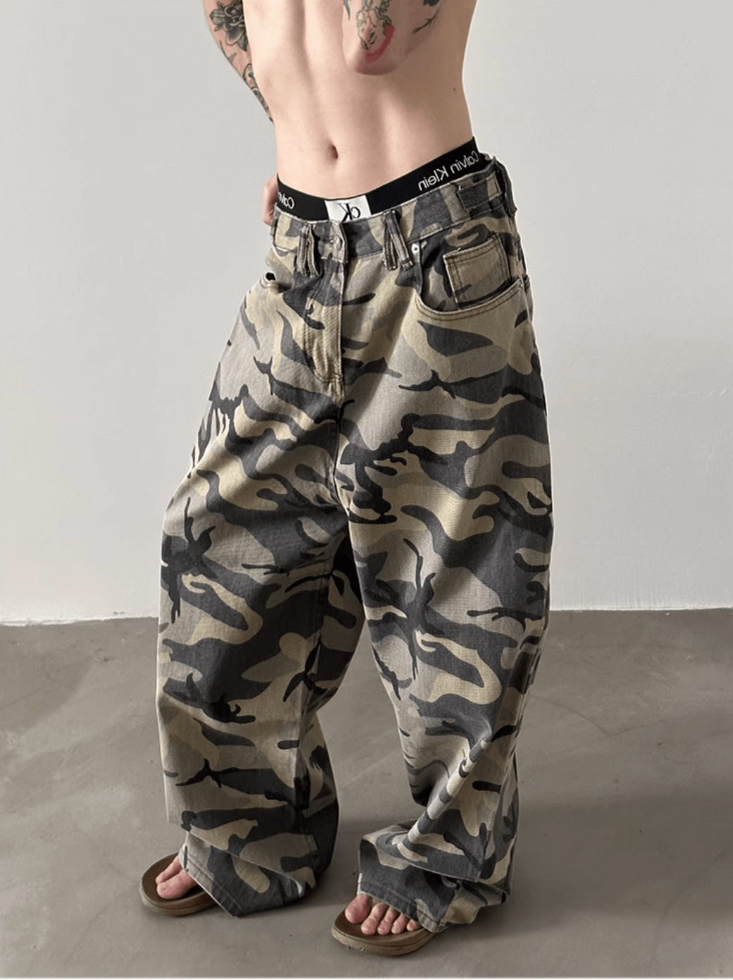 [GENESISBOY] Camouflage Pants st2218