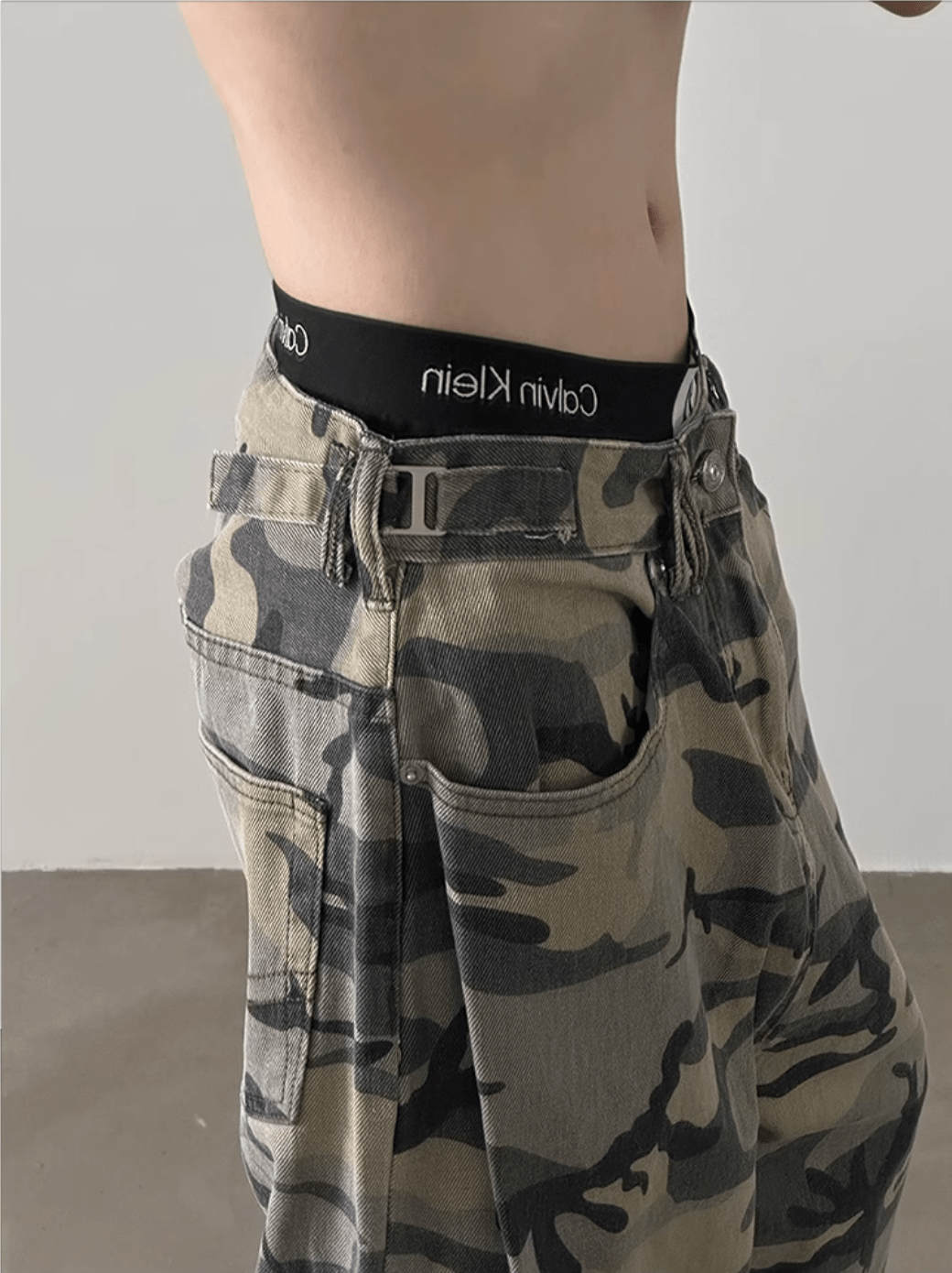 [GENESISBOY] Camouflage Pants st2218