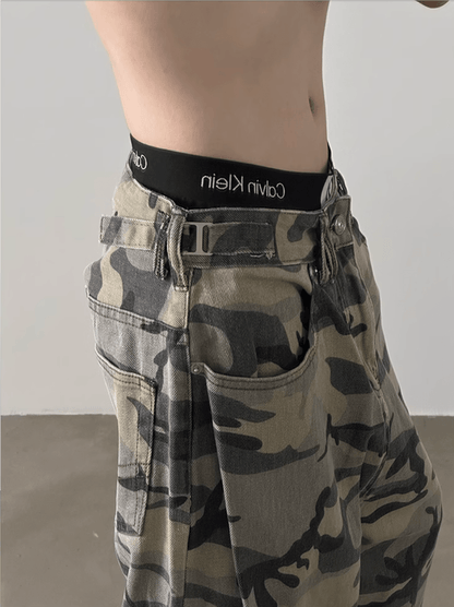 [GENESISBOY] Camouflage Pants st2218