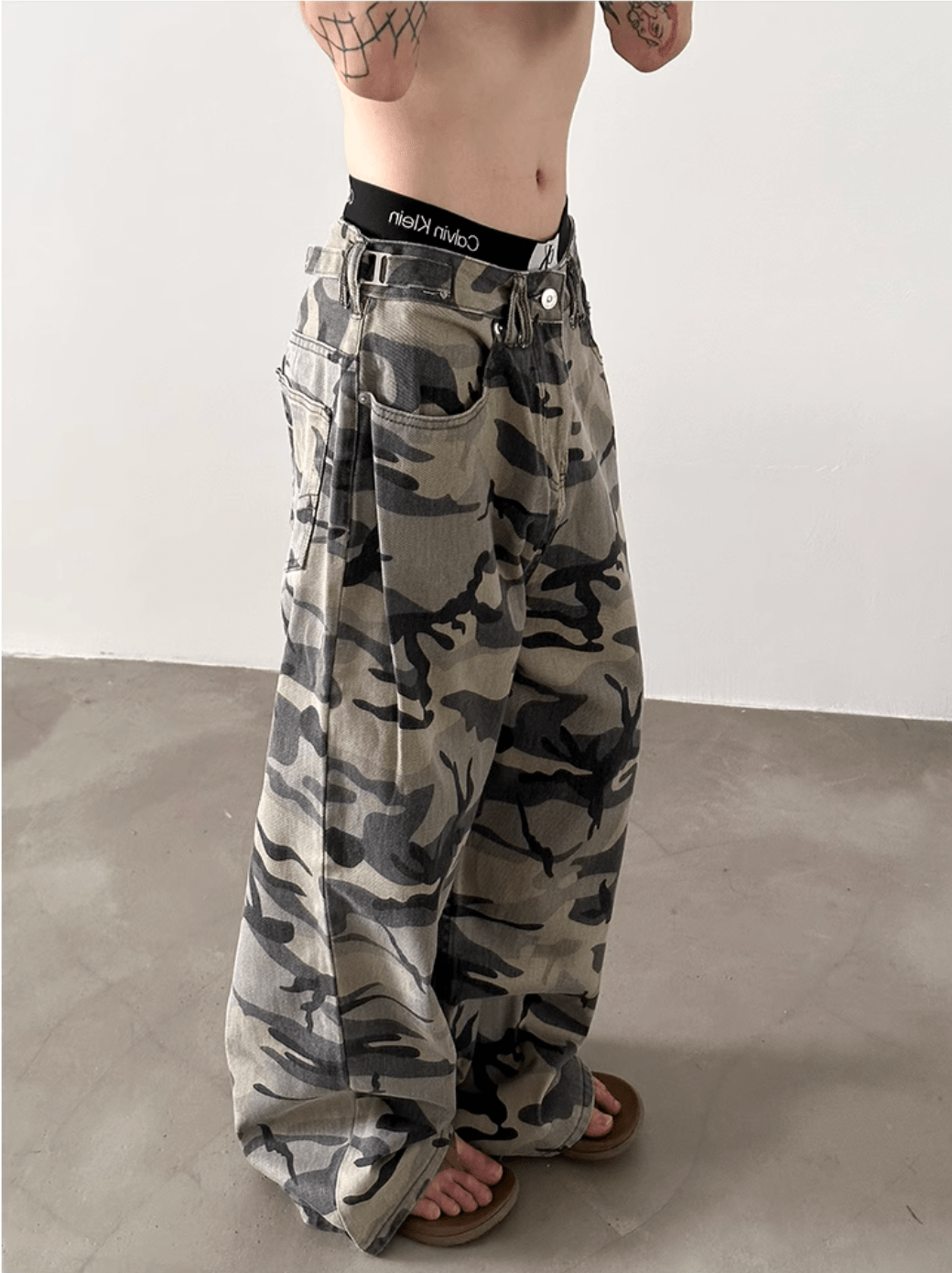 [GENESISBOY] Camouflage Pants st2218