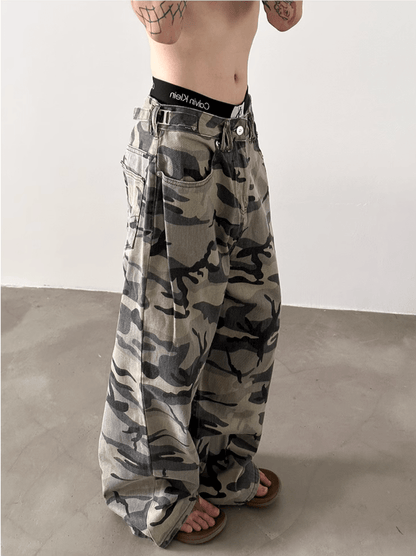 [GENESISBOY] Camouflage Pants st2218