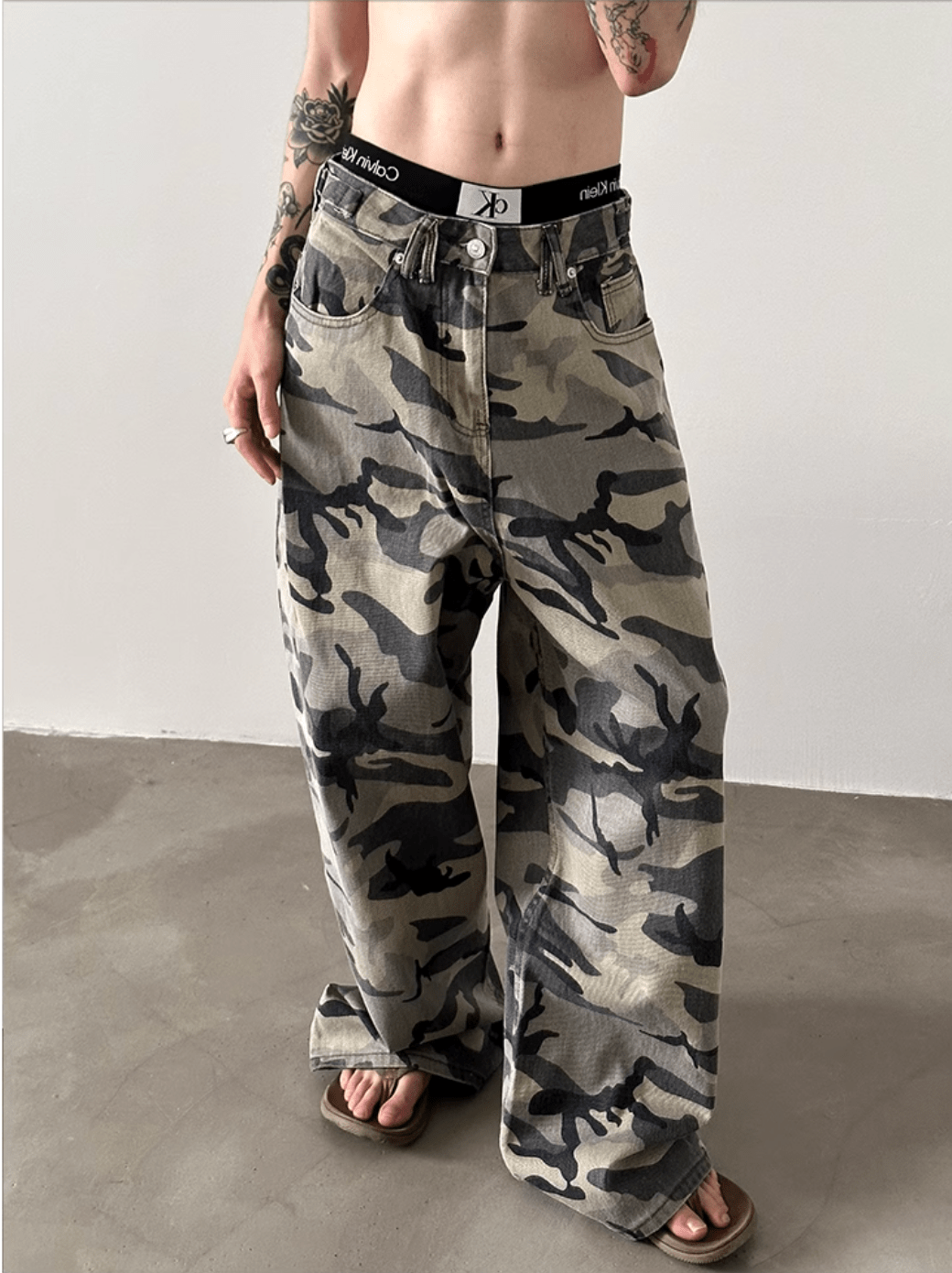 [GENESISBOY] Camouflage Pants st2218
