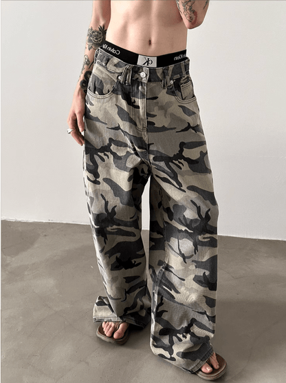 [GENESISBOY] Camouflage Pants st2218