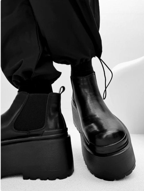 leather big head Derby shoes st2644