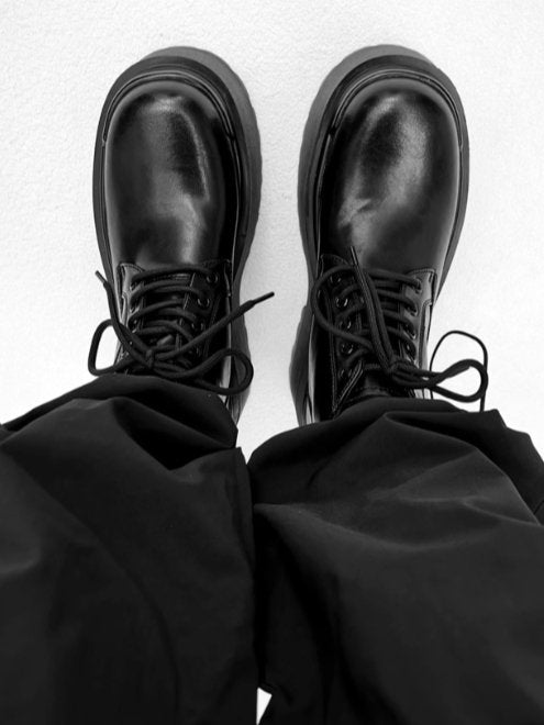 leather big head Derby shoes st2644