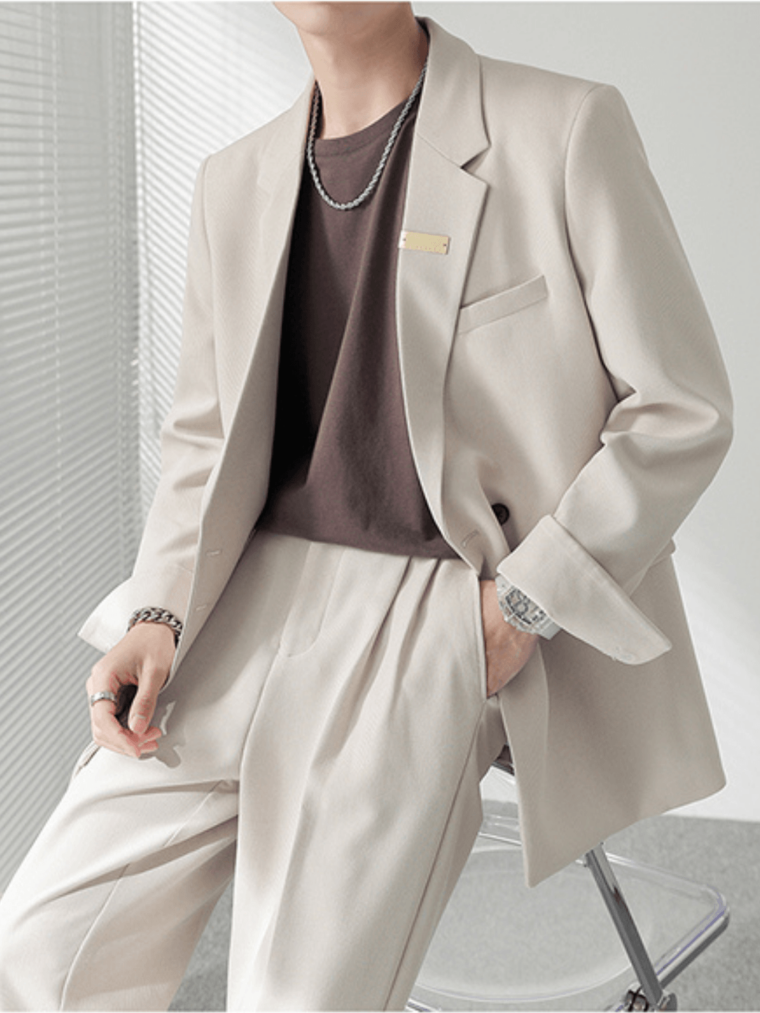 Korean suit st1086