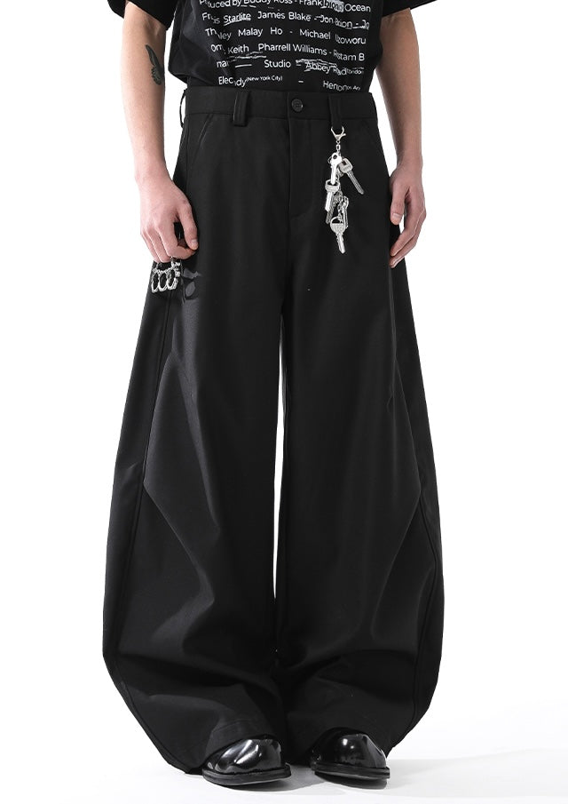 [BLANKIN] DRAPED PLEAT WIDE TROUSERS st5014