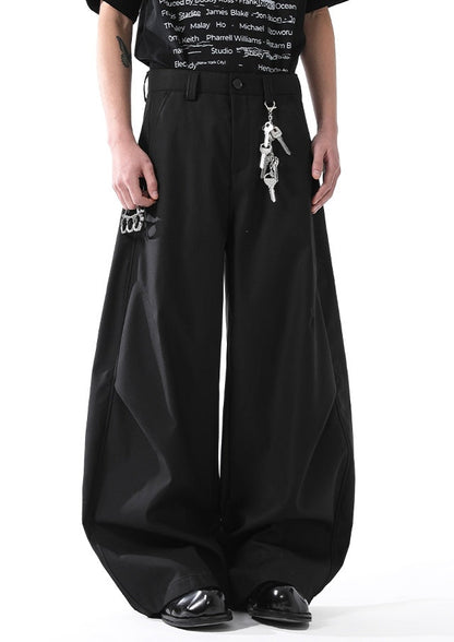 [BLANKIN] DRAPED PLEAT WIDE TROUSERS st5014