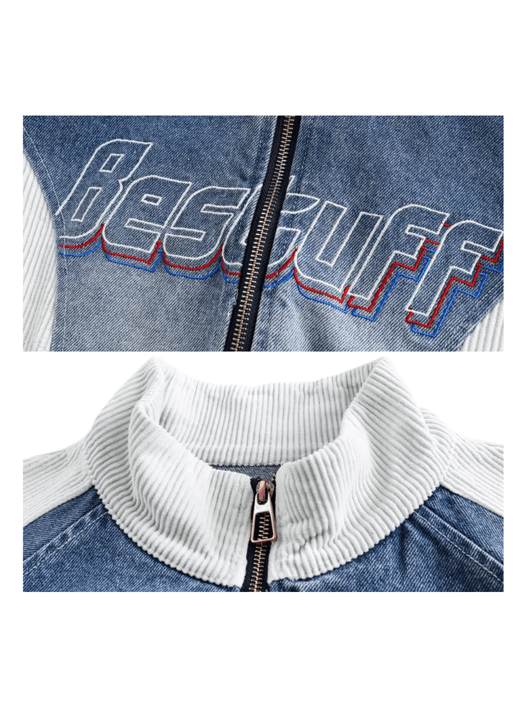 [XPKAEAX] denim loose trend white jacket st1906