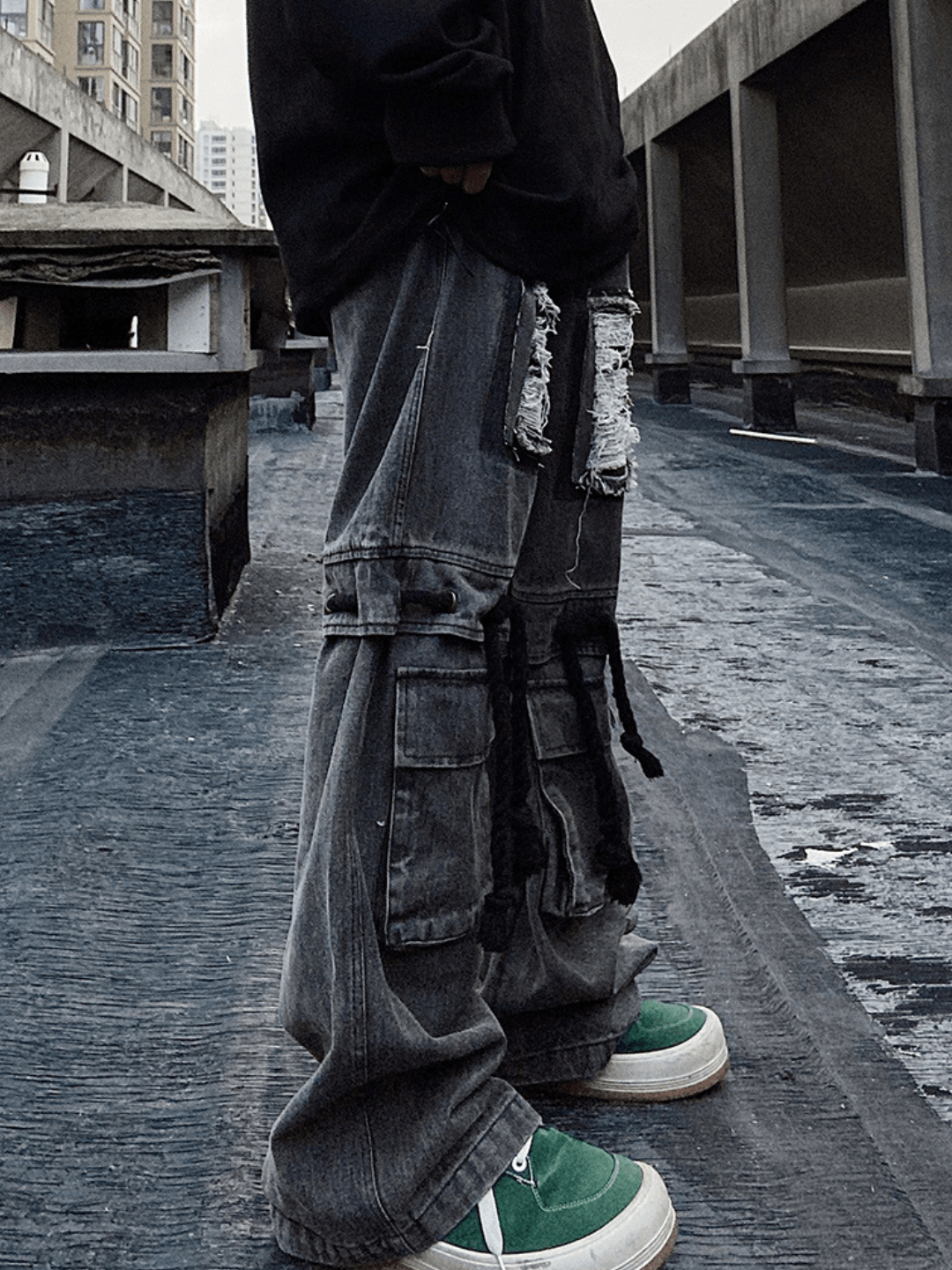 [UUCSCC] vintage straight wide leg pants st2328
