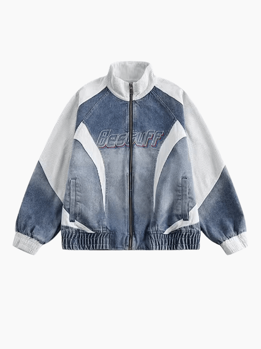 [XPKAEAX] denim loose trend white jacket st1906