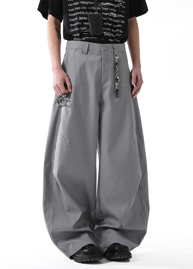 [BLANKIN] DRAPED PLEAT WIDE TROUSERS st5014